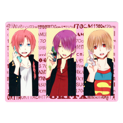 渡鸦阁下现货日版 银魂 同人 神威 高杉晋助 冲田总悟 A5塑胶垫板