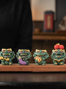 故宫文创招财狮爷摆件桌面装饰品