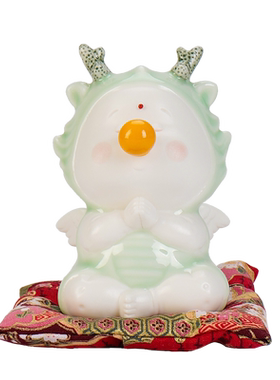 陶瓷送礼可爱桌面小飞龙生肖龙