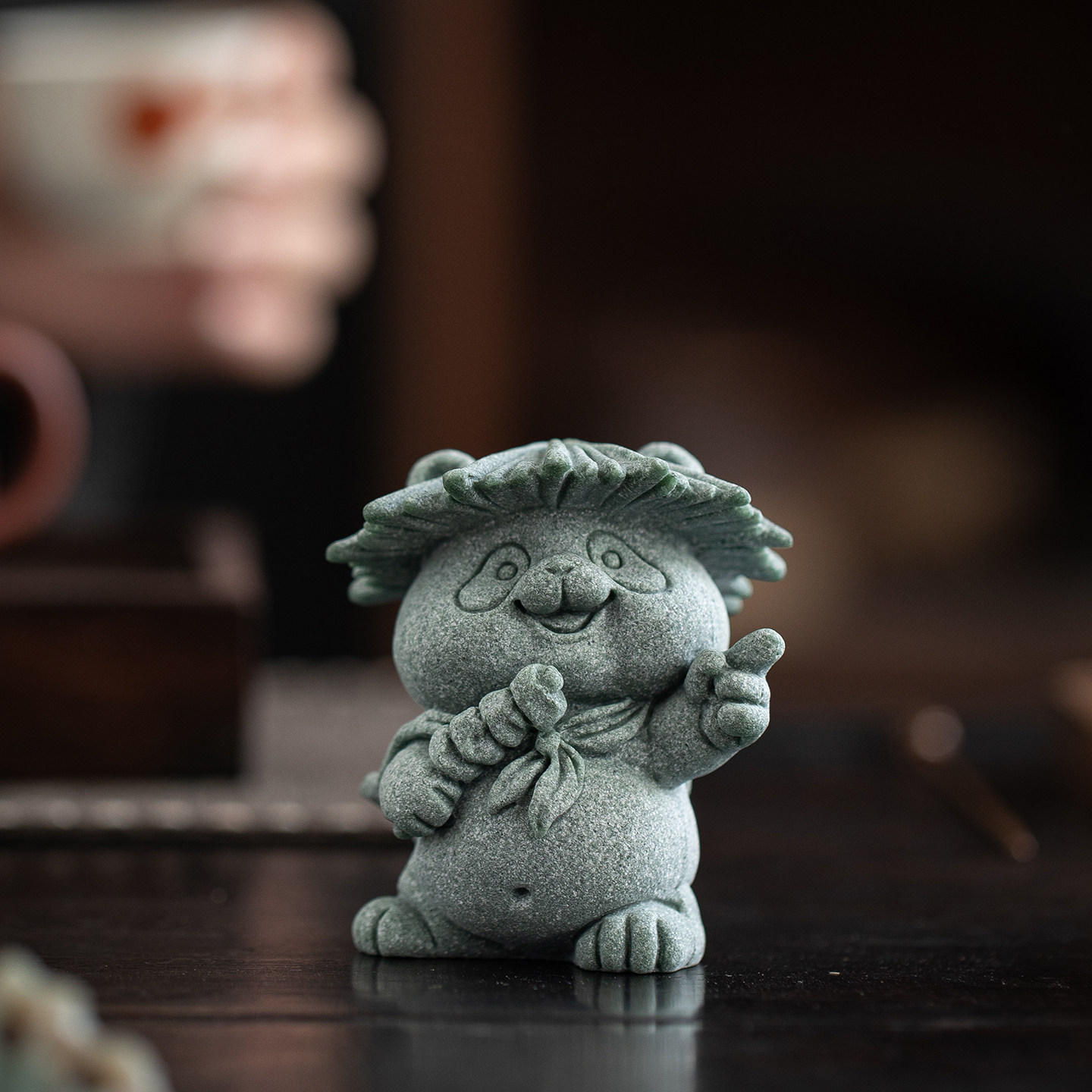 国潮风神龙大侠熊猫茶宠茶玩摆件创意动物治愈系办公室桌面装饰品,家居饰品,装饰摆件,淘宝优惠券,粉丝福利购,淘宝优惠卷