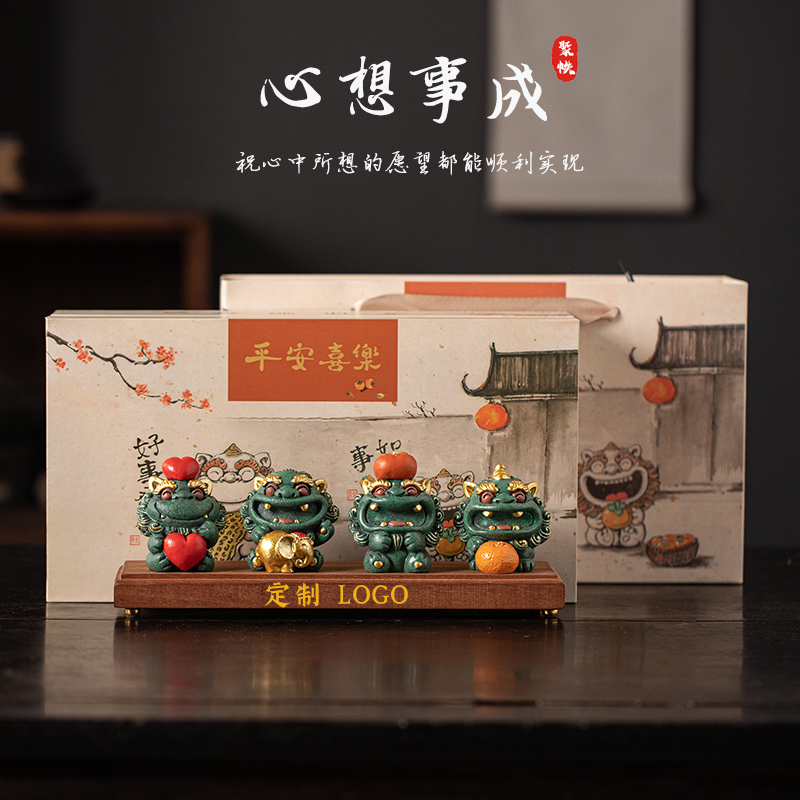 国潮招财貔貅中国特色礼品送老外开业乔迁生日礼物桌面摆件装饰品