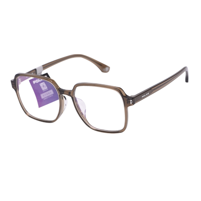 POLICE大框眼镜架男素颜神器398