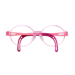 韩国进口番茄眼镜儿童圆型眼镜框超轻延缓近视远视弱视离焦kids-B