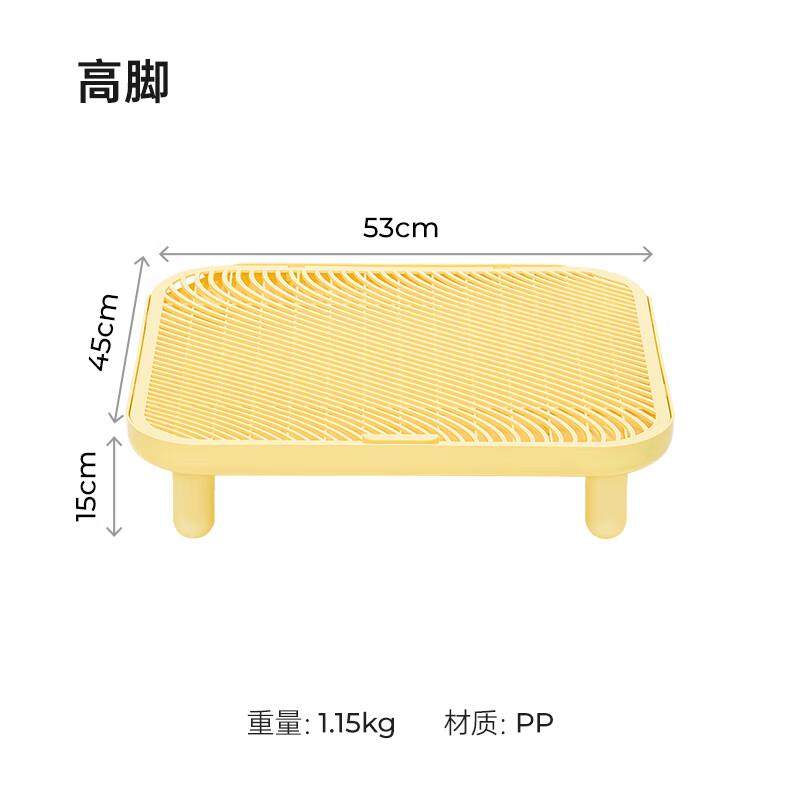 Mango蛮果宠物 猫砂垫防带出双层猫砂控砂垫猫厕所控砂台猫砂盆