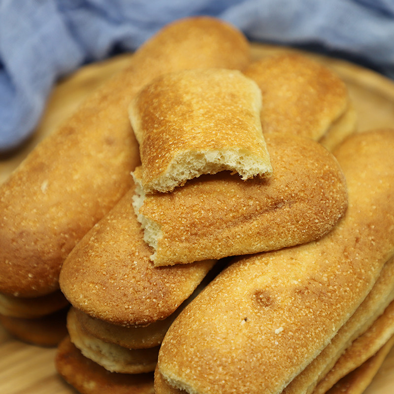 东北老式零食牛舌饼长白糕300g传统老式糕点甜点心长条