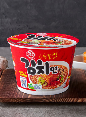 OTTOGI不倒翁泡菜汤面碗面正宗韩式方便面速食桶装拉面韩国进口