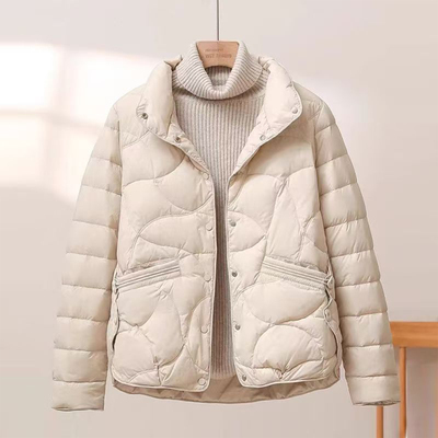 短款轻薄羽绒棉服女2025棉袄新款小个子百搭时尚洋气保暖棉衣外套
