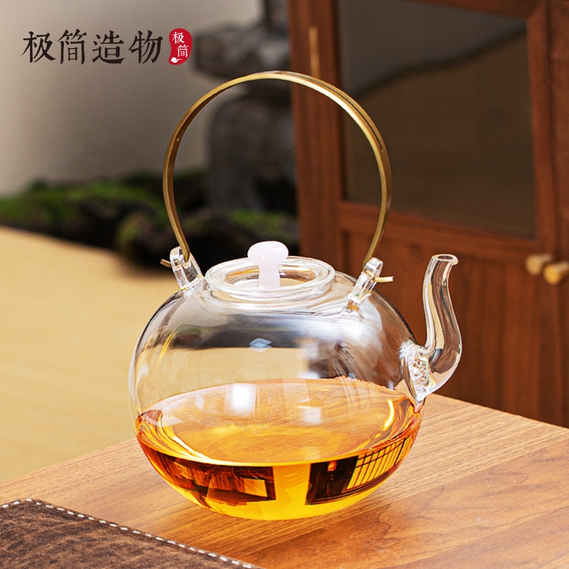 1.5L大容量提梁煮茶壶