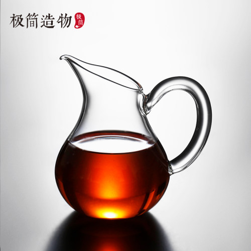 手作高硼硅耐高温泡茶公道杯