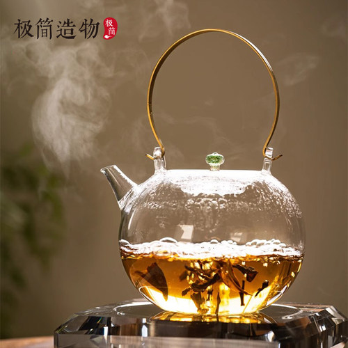 天久提梁壶高硼硅玻璃可加热