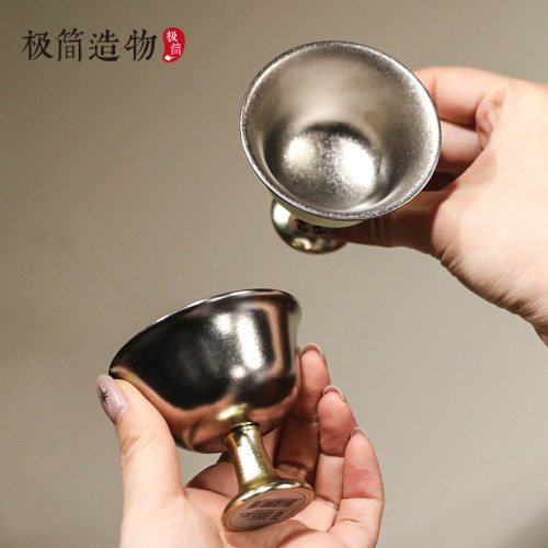 高端纯钛茶杯主人杯个人专用