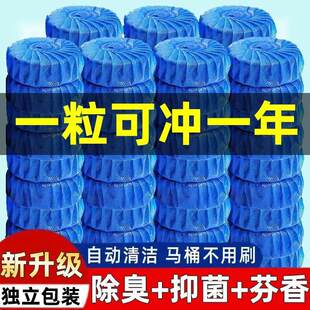 洁厕灵清香型除臭马桶清洁剂洁厕宝双效蓝泡泡厕所除垢化妆室用品