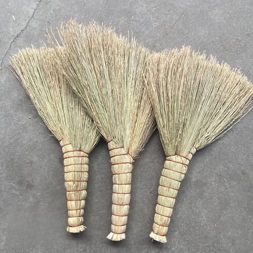 手工编织高粱苗硬毛小扫把家用