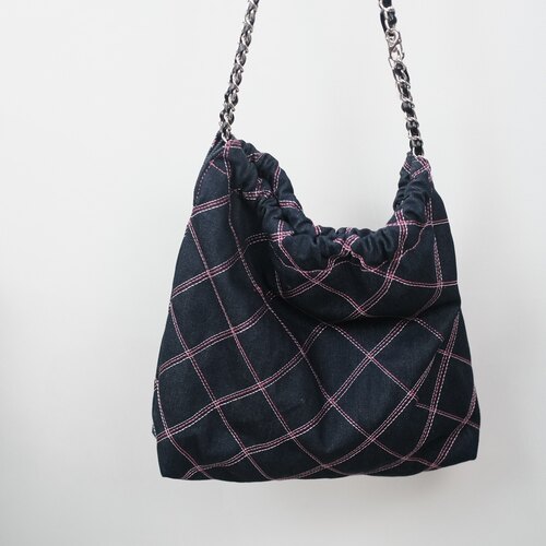 SUNFLOWER｜牛仔甜辣 22bag 链条包女士单肩包