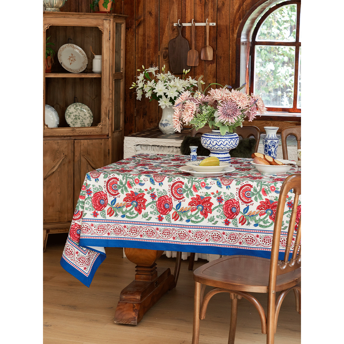 美式桌布高级感茶几台布防水餐桌布艺欧式印花台布花卉田园风装饰,居家布艺,桌布,淘宝优惠券,粉丝福利购,淘宝优惠卷