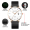 Rose Gold Shell White Face Refined Steel Mesh Band+Calendar+Nightlight (Fashion Classic)