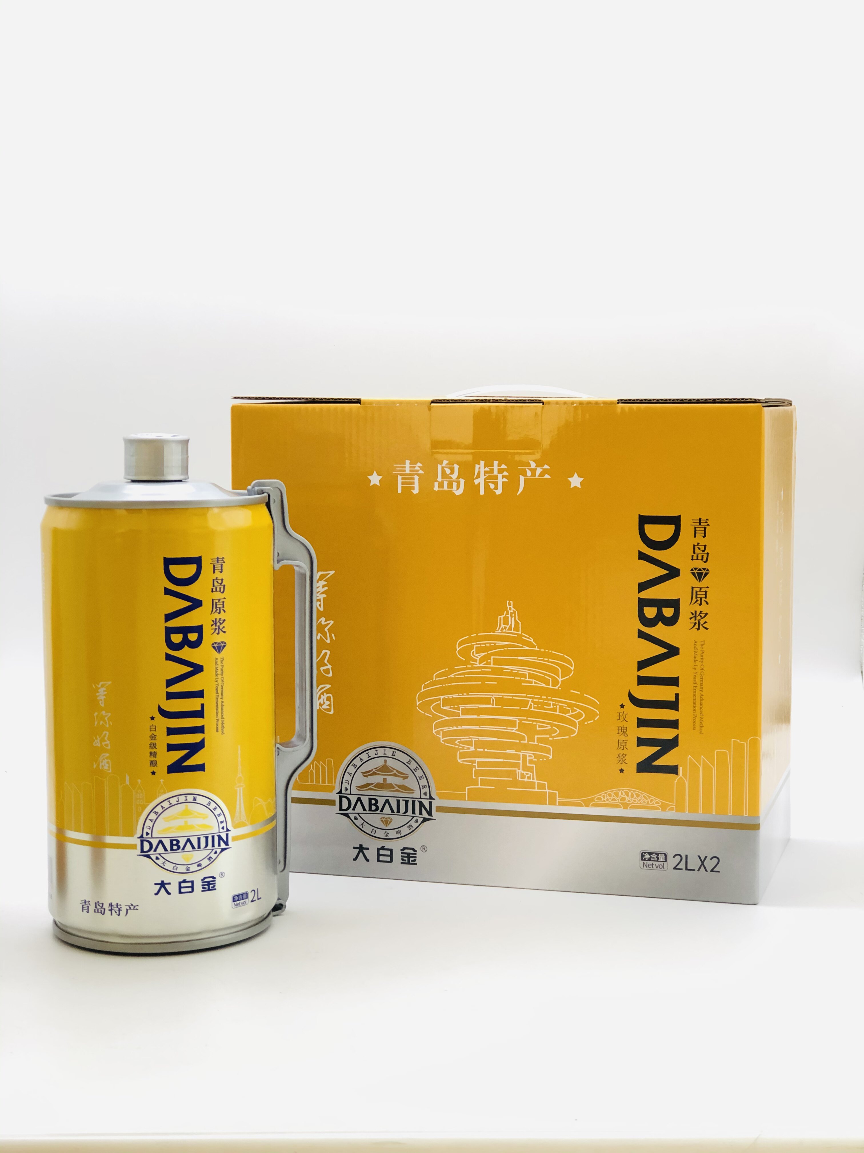 大白金礼盒装小麦白啤酒