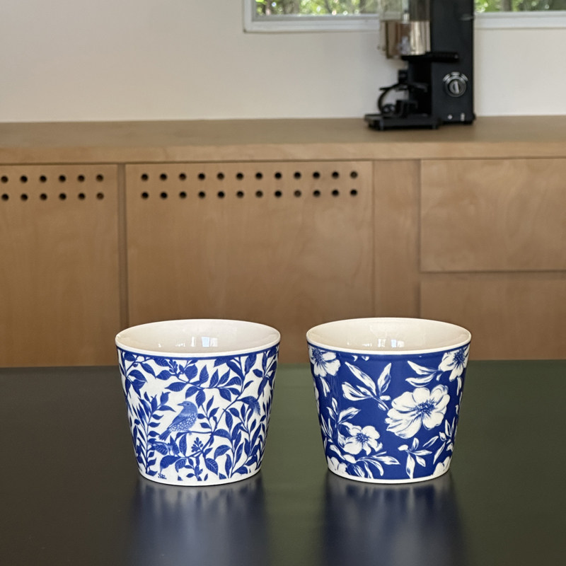 司墨景德镇陶瓷咖啡杯青花釉下彩