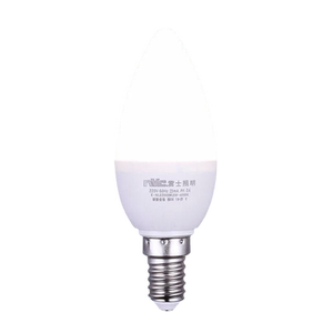 雷士照明led灯泡e14螺口节能家用吊灯台灯超亮照明光源蜡烛尖泡