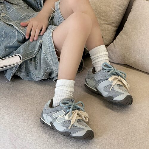 儿童网面运动鞋2026秋季新款女童阿甘鞋男童休闲鞋轻便中大童鞋子