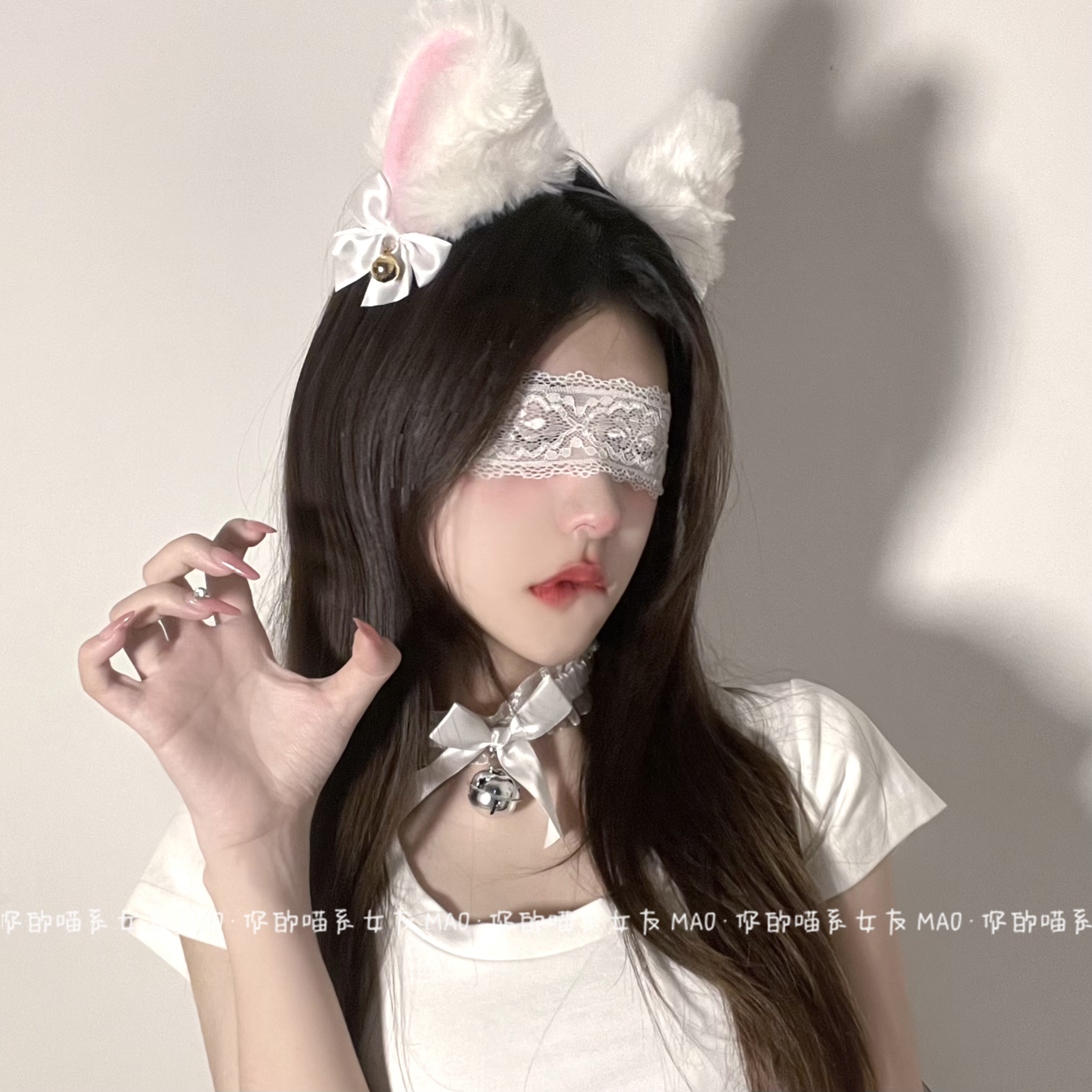 魅惑预警*毛绒猫耳朵发箍女头饰