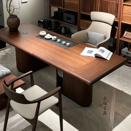别墅家用客厅高级感茶桌可定制