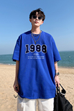 1988印花圆领短袖t恤Y275P25，男装T恤，电商B219