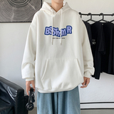2021秋冬新款高品质多色英文印花港仔宽松情侣卫衣Y020青，男装卫衣，电商B219