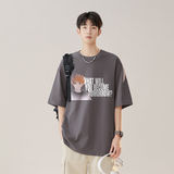 得物品质纯棉重磅潮牌潮流宽松圆领短袖T恤无影墙B219-Y661-P25，商品下架区，电商B219