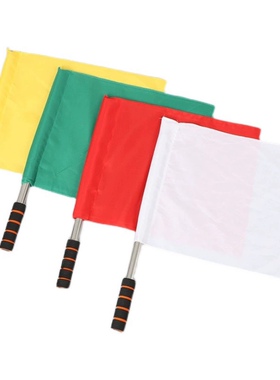 红白指挥旗裁判旗信号旗帜发令用旗边裁旗帜巡边旗交通警示旗彩旗