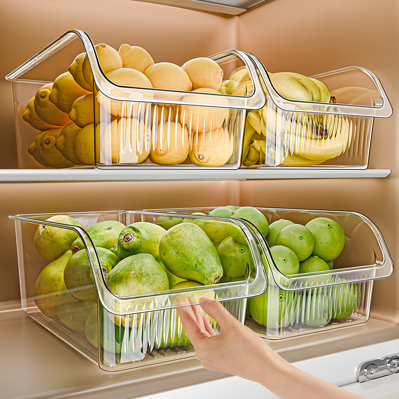日本冰箱收纳盒整理盒保鲜盒食品级厨房专用蔬菜鸡蛋冷冻储物神器