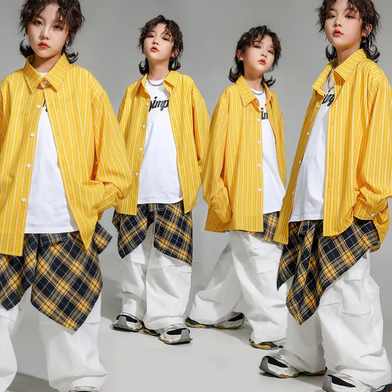 儿童hiphop街舞演出服套装