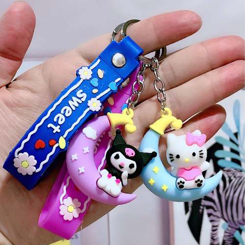 蛋糕款三丽鸥系列钥匙扣挂件幼儿园学生奖品可爱礼品跨境地推
