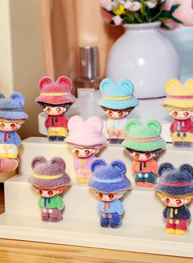 创意米奇帽迪迪萌粒公仔 diy饰品挂件桌面小摆件直播盲盒配件