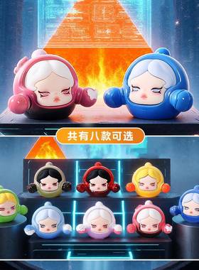 卡通新中式萌粒公仔树脂diy配件车载饰品桌面迷你小摆件创意礼品