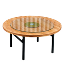 实木餐桌大圆桌家用10人饭桌可折叠20人圆桌面板饭店酒席吃饭桌子