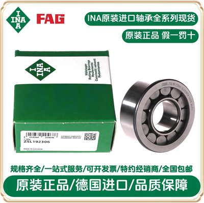 德国INA轴承ZSL192306C4圆柱滚子轴承ZSL192306液压泵轴承