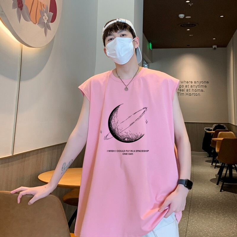 TW7015P28重磅250克直播品质无袖背心无袖T男士篮球t恤个性运动,男装T恤,星座510A-5