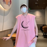 TW7015P28重磅250克直播品质无袖背心无袖T男士篮球t恤个性运动，男装T恤，星座510A-5