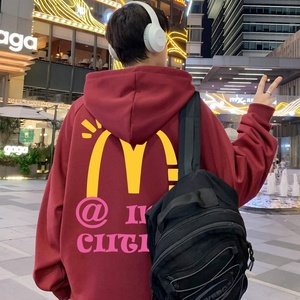 HC7298P55控88加绒65华棉插肩袖420克抖音直播高品质连帽卫衣图片