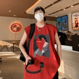 TW6995P28重磅250克直播品质无袖背心无袖T男士篮球t恤个性运动，男装T恤，星座510A-5