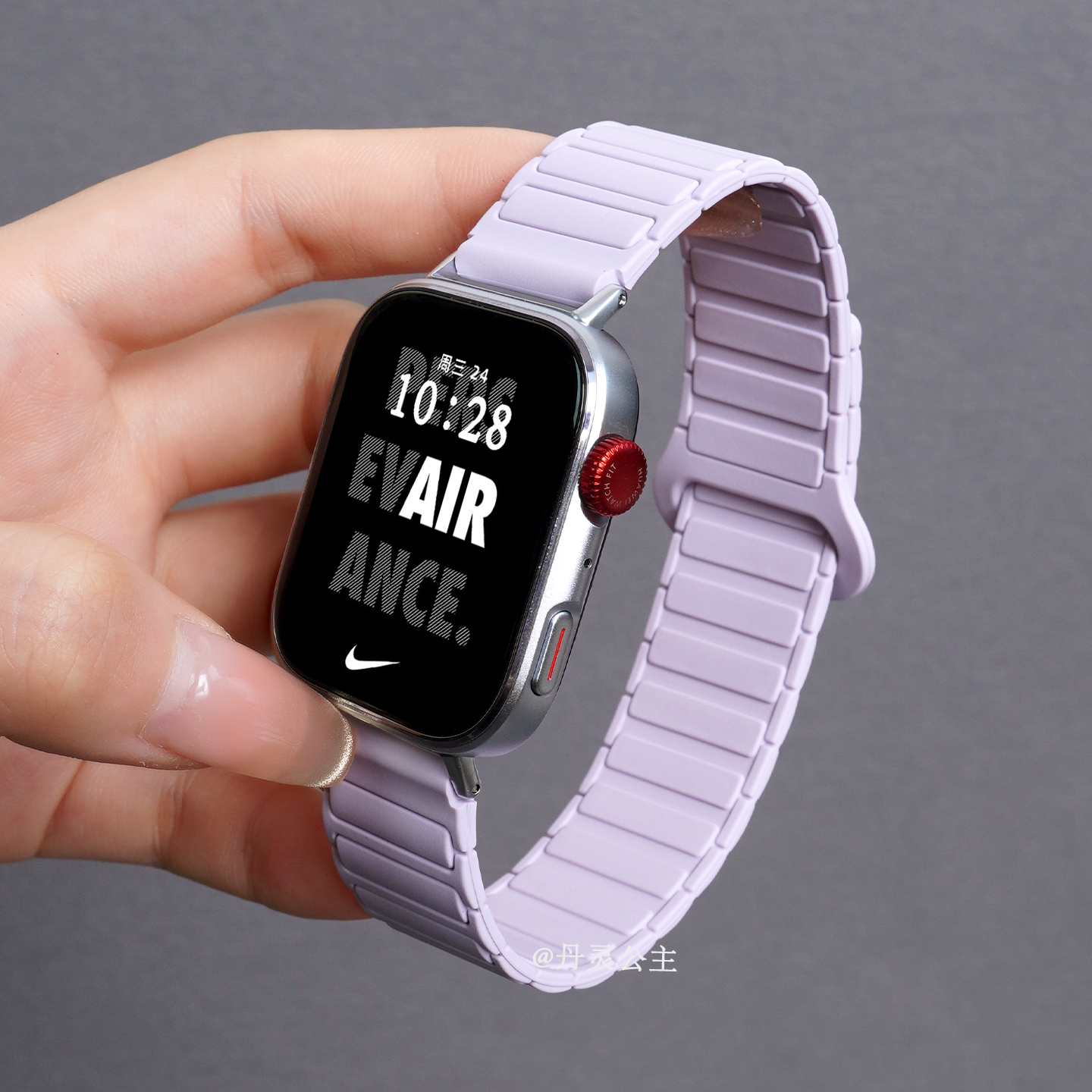 丹灵公主适用华为fit3手表表带watchfit4pro女生双色磁吸硅胶fit2小香风腕带智能运动夏季回环高级感男替换带