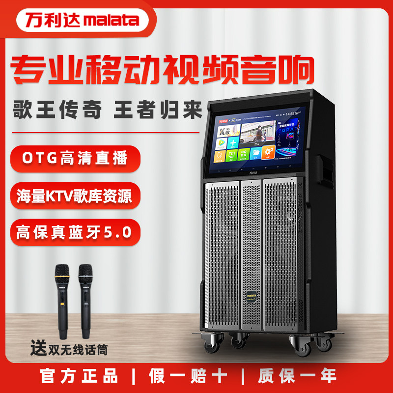 万利达户外音箱套装带话筒