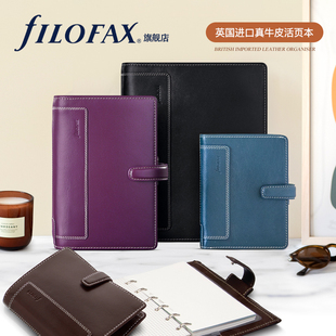 英国进口filofax 2024年日程本A7 holborn A5真皮笔记本子商务