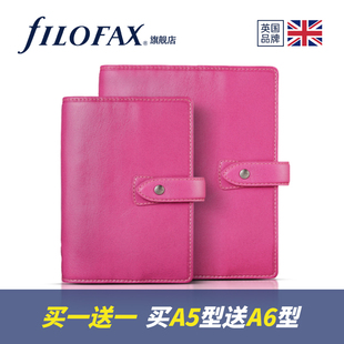 英国filofax A6日程本真皮笔记本活页本日记本手帐本 malden