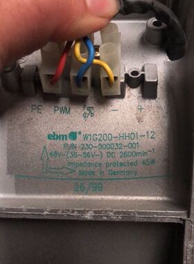 ebmpspst W1G200-HH01-12 48V 45W 22580 m1g074-BF 全铁耐高温