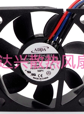ADDAAD5012UB-D76 12V 0.20A 5015 5cm 测速 交换机散热风扇