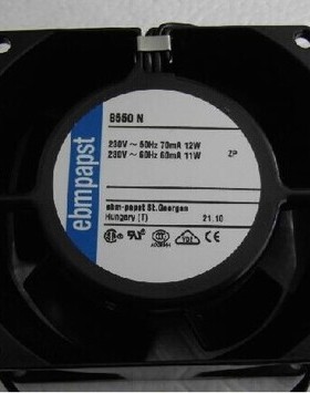 TYP 8550N 230V 80*80*38MM 德国PAPST 全金属耐高温 轴流风扇