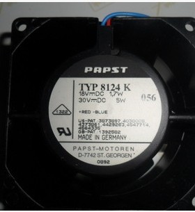 PAPST TYP8124K/ 8124G 8CM 8038 24V 5W 全金属耐高温风扇