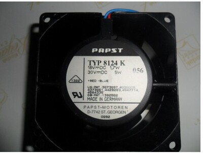 PAPST TYP8124K/ 8124G 8CM 8038 24V 5W 全金属耐高温风扇